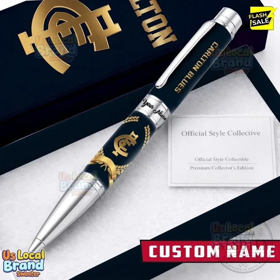 Carlton Blues Australian Football League Team Logo Personalized Rollerball Pen