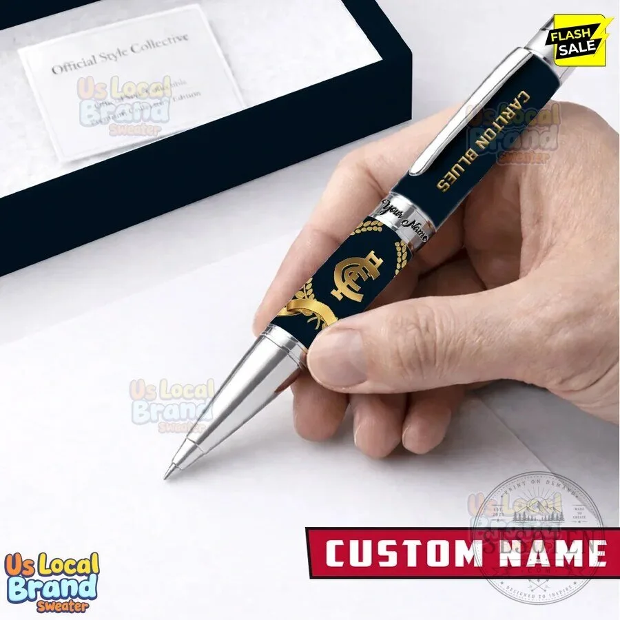 Carlton Blues Australian Football League Team Logo Personalized Rollerball Pen 7 Carlton Blues Australian Football League Team Logo Personalized Rollerball Pen