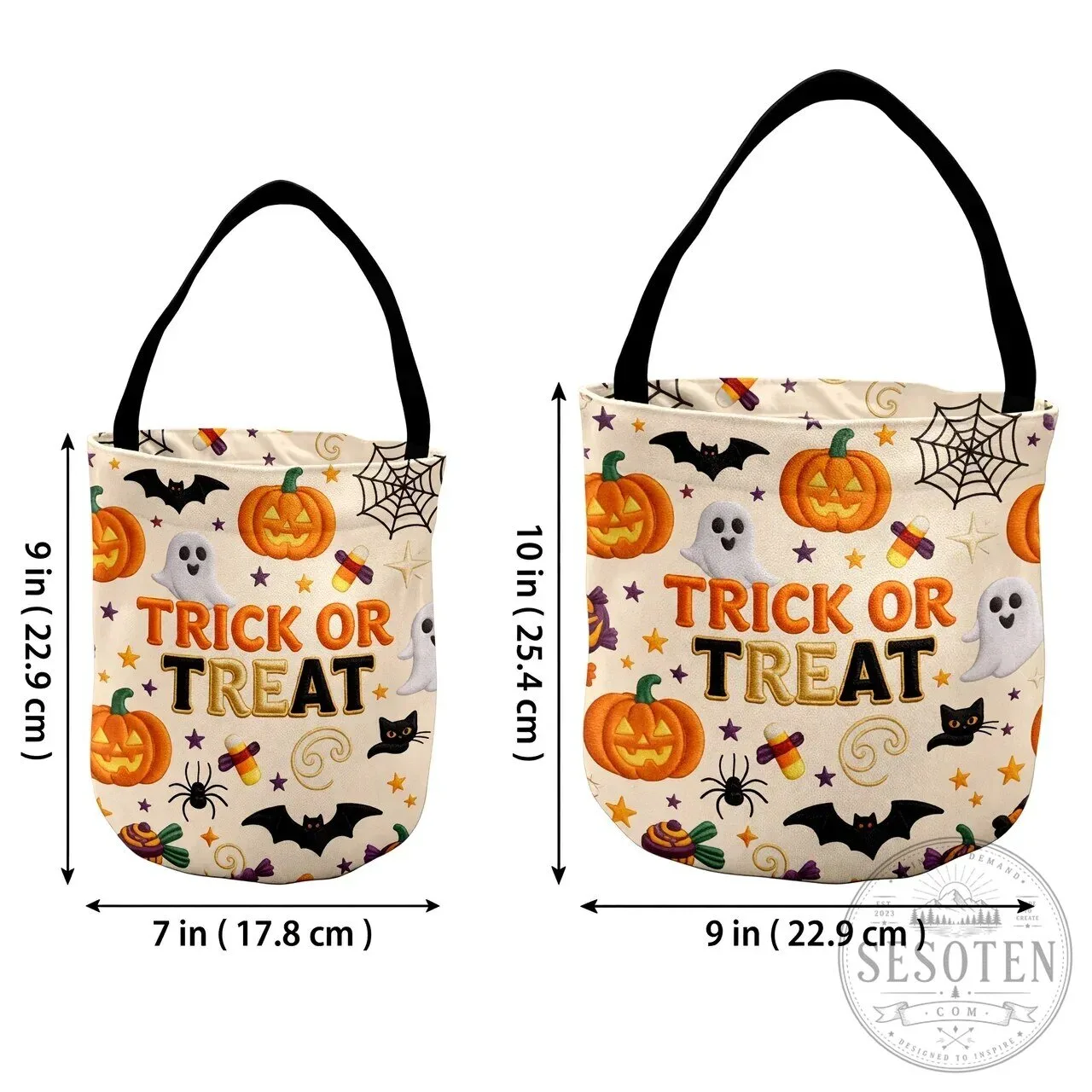 Personalized Dog Halloween Trick or Treat Canvas Bucket Bag 11 Personalized Dog Halloween Trick or Treat Canvas Bucket Bag