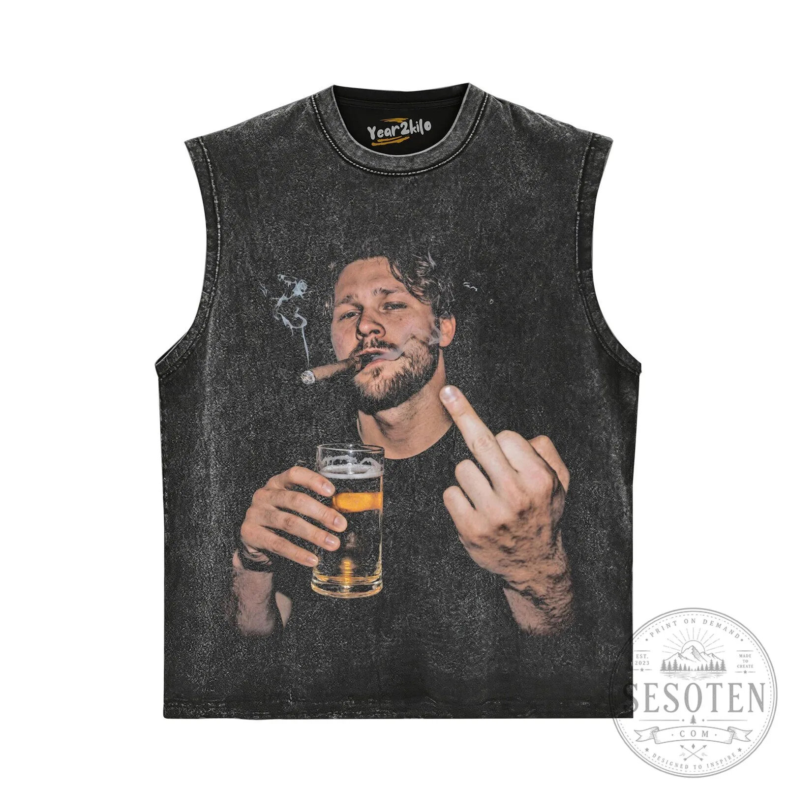 Josh Allen Flipping The Bird Meme Vintage Style T-Shirt 17 Josh Allen Flipping The Bird Meme Vintage Style T-Shirt