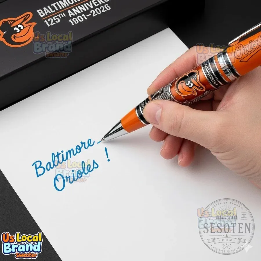 Baltimore Orioles 125th Anniversary Collectible Ballpoint Pen 9 Baltimore Orioles 125th Anniversary Collectible Ballpoint Pen