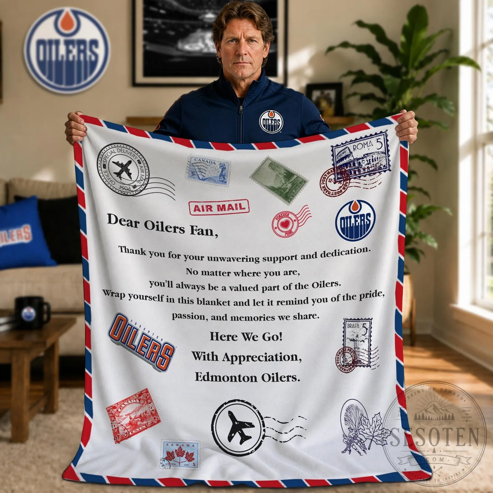 EDM – A Letter to the Fans Fleece Blanket