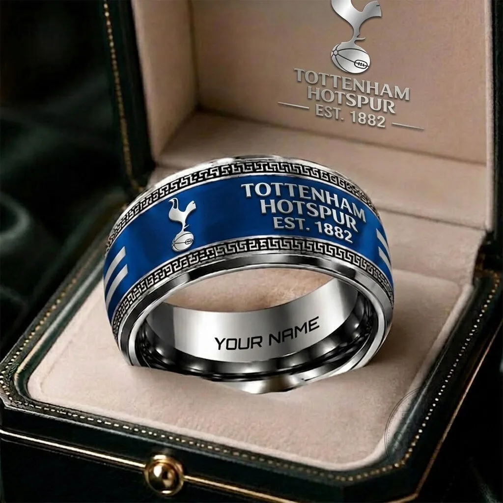 Tottenham Hotspur Football Club Personalized Engraved Ring