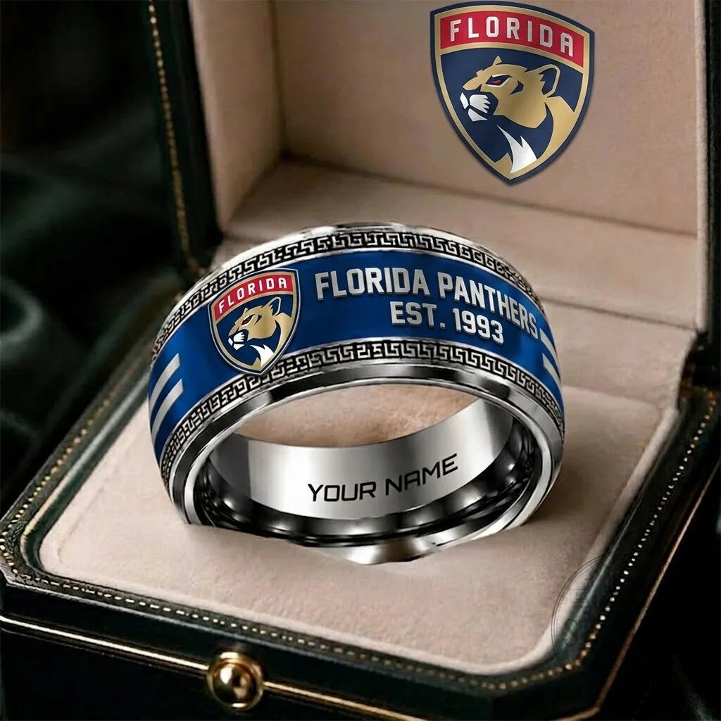 Florida Panthers National Hockey League Personalized Team Ring