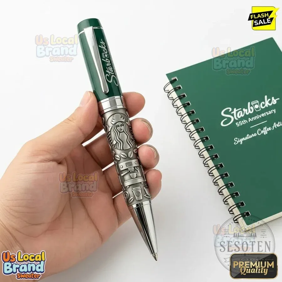 Starbucks 55th Anniversary Siren Logo Rollerball Pen
