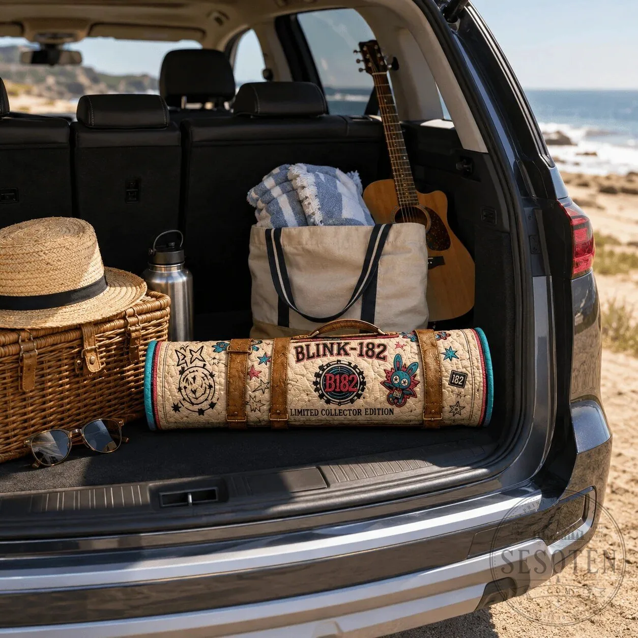 Blink-182 Summer Punk Forever Beach Picnic Blanket 9 Blink-182 Summer Punk Forever Beach Picnic Blanket