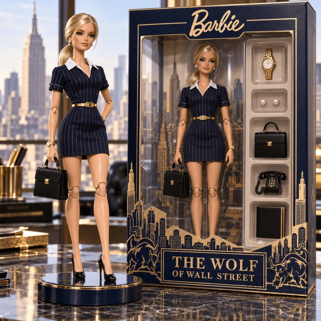 Barbie The Wolf of Wall Street Commemorative Collectible Figurine Barbie The Wolf of Wall Street Commemorative Collectible Figurine