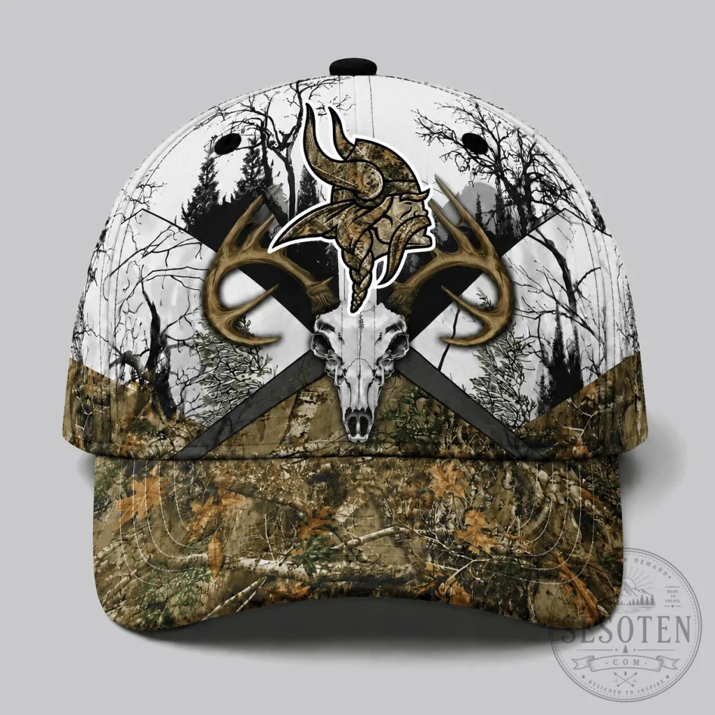minnesota-vikings-nfl-hunting-camouflage-deer-skull-baseball-cap-hat-for-outdoors-fans-featured Minnesota Vikings NFL Hunting Camouflage Deer Skull Baseball Cap Hat for Outdoors Fans