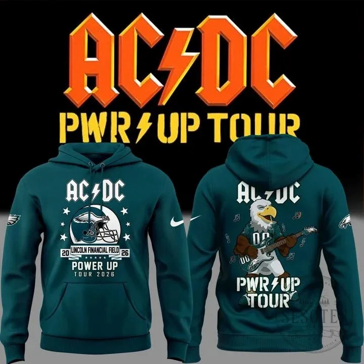 AC/DC Power Up Tour Philadelphia Eagles Lincoln Financial Field Hoodie 2 AC/DC Power Up Tour Philadelphia Eagles Lincoln Financial Field Hoodie