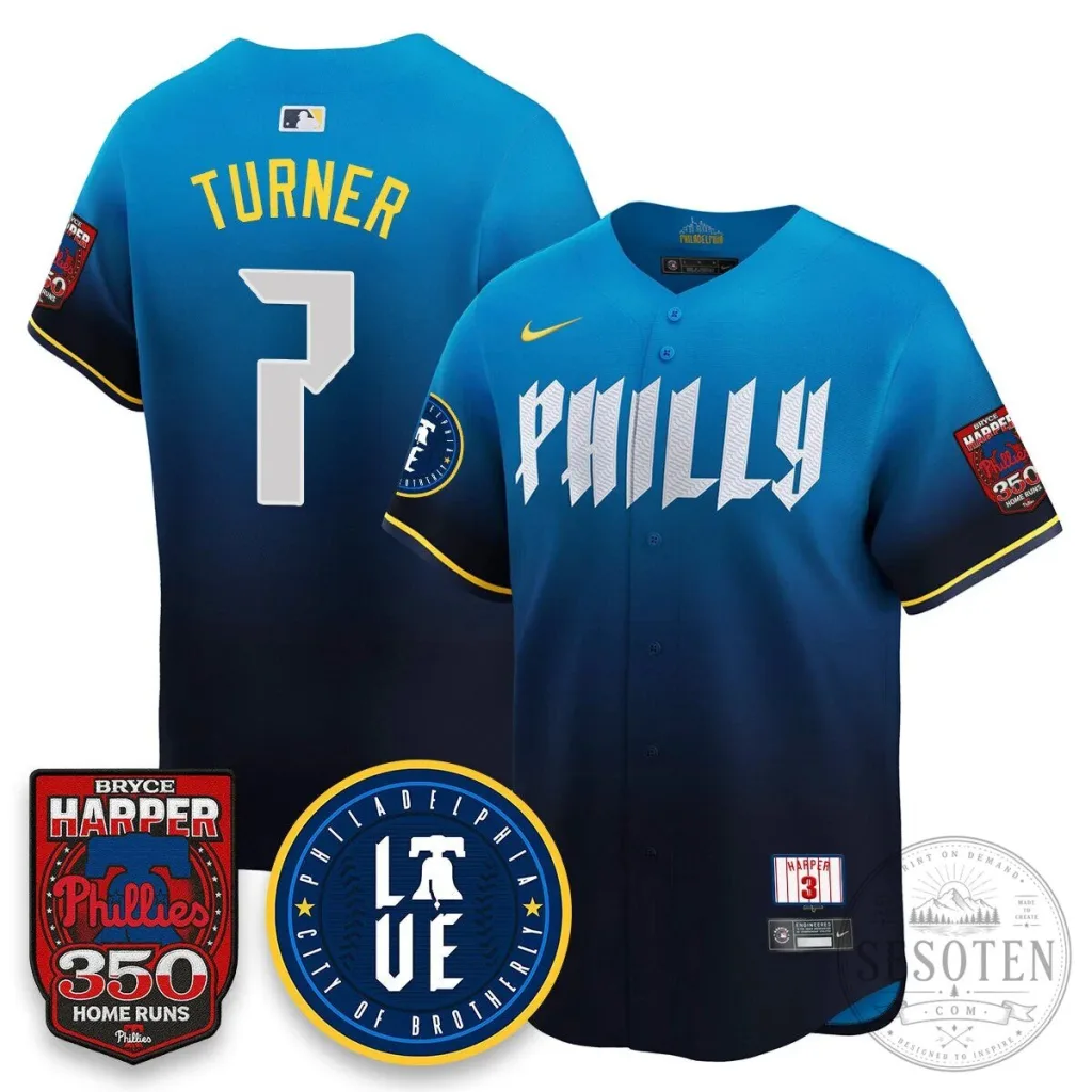 Philadelphia Phillies Bryce Harper 350 Home Runs Baseball Jersey Philadelphia Phillies Bryce Harper 350 Home Runs Baseball Jersey
