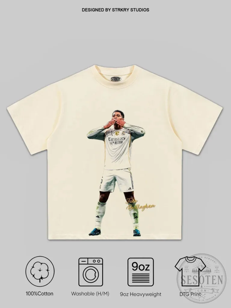 Jude Bellingham Real Madrid Footballer T-Shirt 42 Jude Bellingham Real Madrid Footballer T-Shirt
