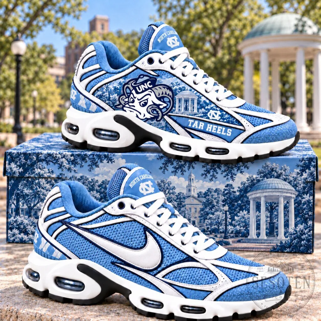 University of North Carolina Tar Heels Athletic Team Sneakers University of North Carolina Tar Heels Athletic Team Sneakers