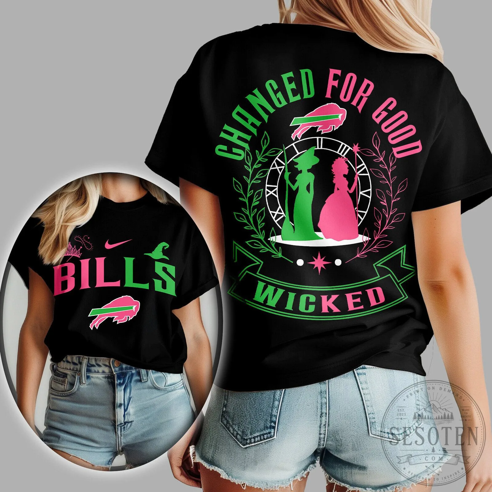 Buffalo Bills Wicked Changed For Good Women's T-Shirt