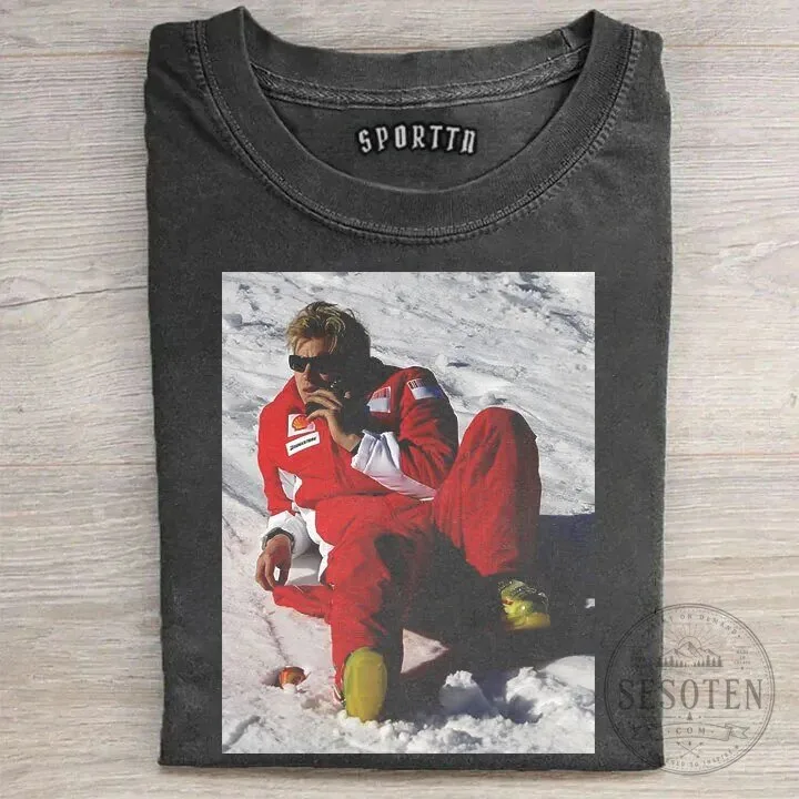 Kimi Räikkönen F1 Collector Tee, Formula One Racing Driver T-Shirt