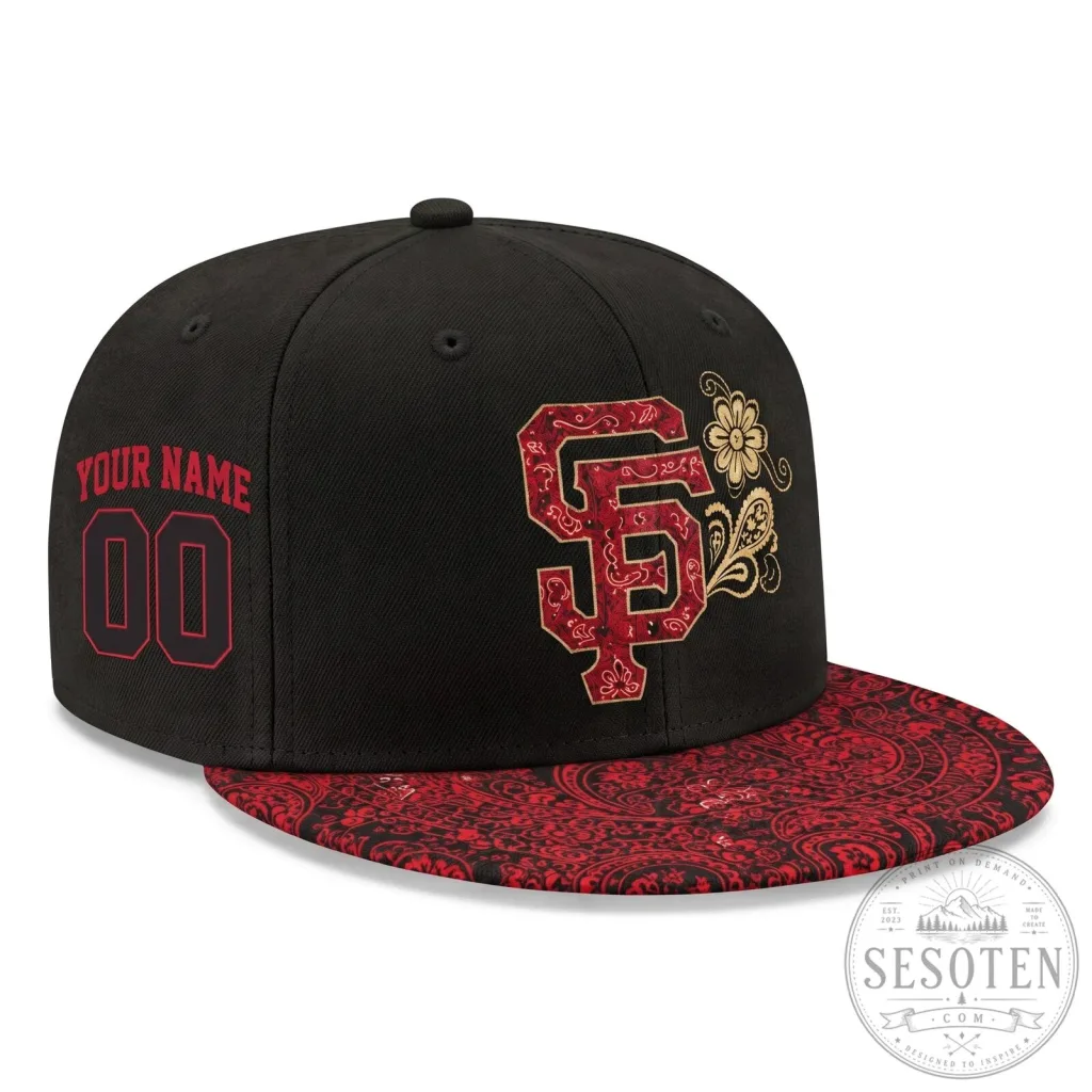 Personalized Snapback Hat for Latino Heritage Month - San Francisco Giants Personalized Snapback Hat for Latino Heritage Month - San Francisco Giants