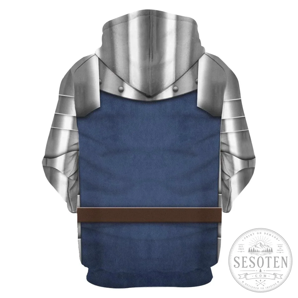 Medieval French Knight Armor Suit Fleur de Lis Costume Hoodie 14 Medieval French Knight Armor Suit Fleur de Lis Costume Hoodie