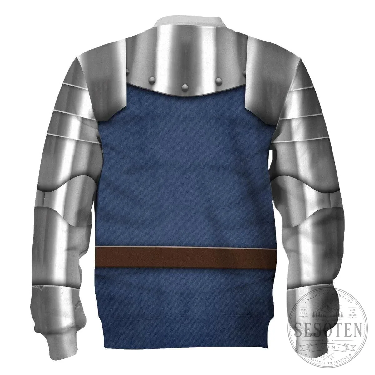 Medieval French Knight Armor Suit Fleur de Lis Costume Hoodie 16 Medieval French Knight Armor Suit Fleur de Lis Costume Hoodie