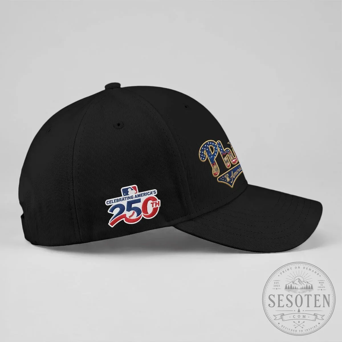 Baseball Cap for America's 250th Anniversary - Philadelphia Phillies Hat 14 Baseball Cap for America