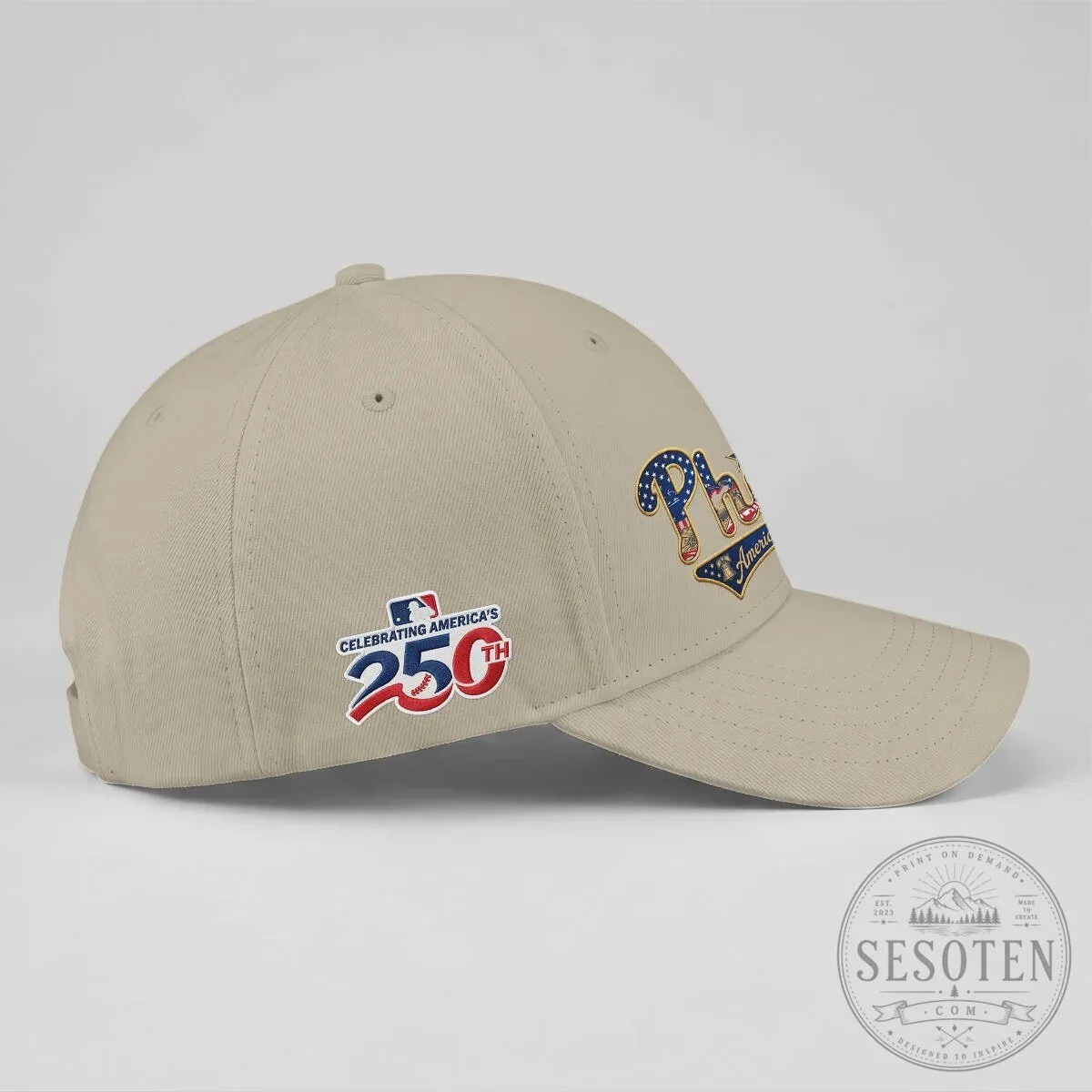 Baseball Cap for America's 250th Anniversary - Philadelphia Phillies Hat 15 Baseball Cap for America