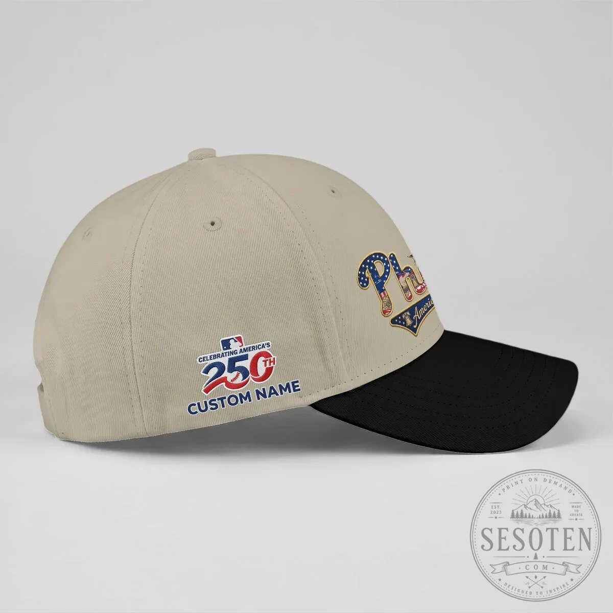 Baseball Cap for America's 250th Anniversary - Philadelphia Phillies Hat 20 Baseball Cap for America