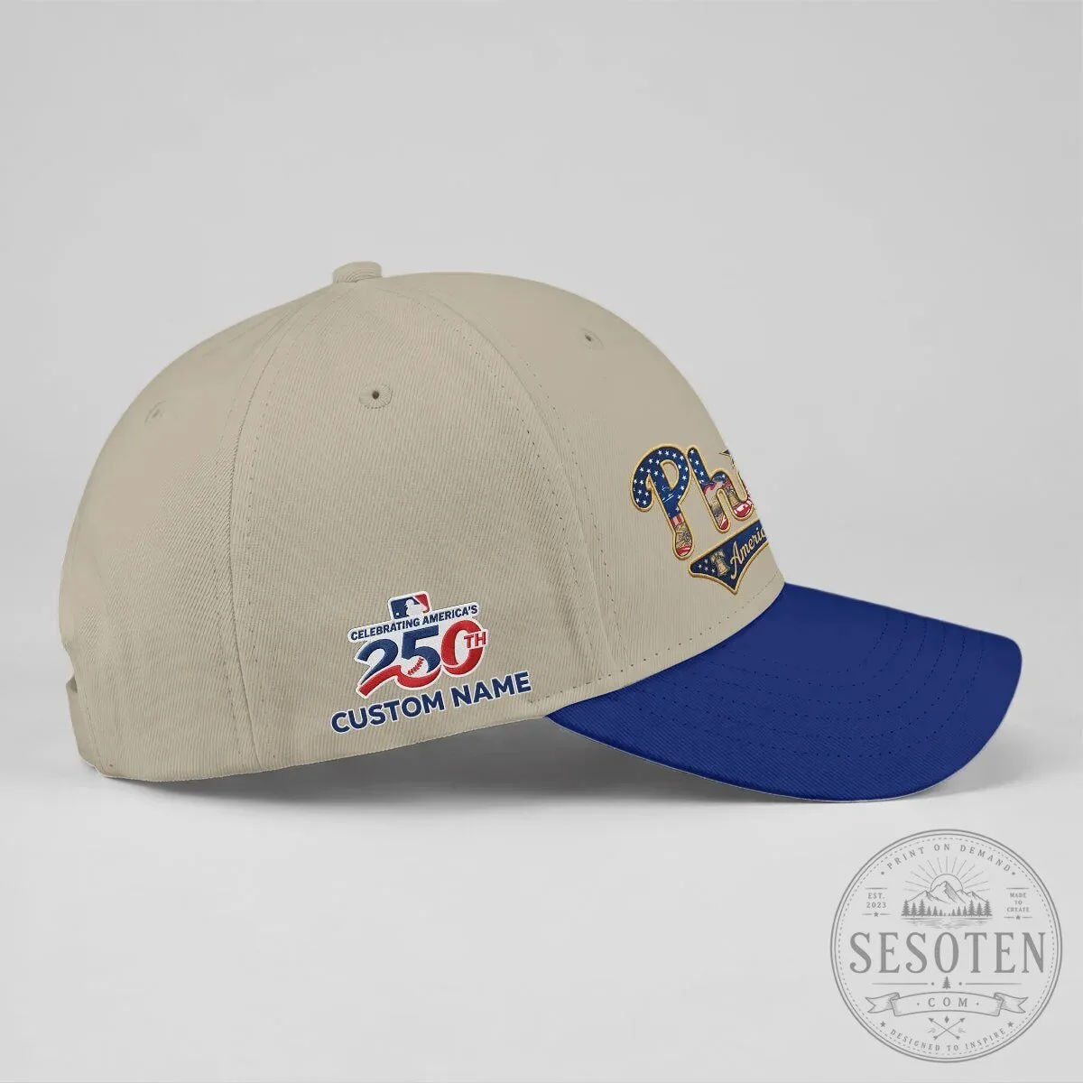 Baseball Cap for America's 250th Anniversary - Philadelphia Phillies Hat 21 Baseball Cap for America