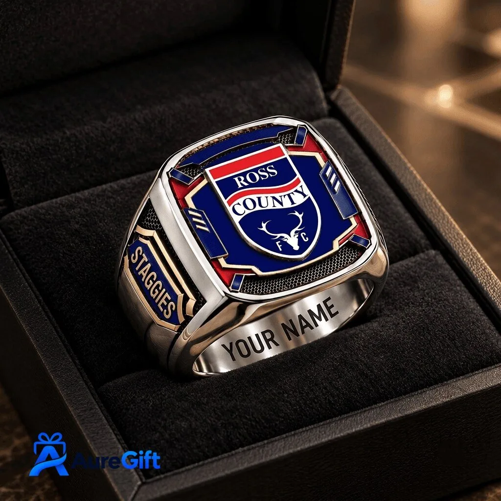 Scottish Premiership Staggies Fan Ring for Ross County Football Club Supporters