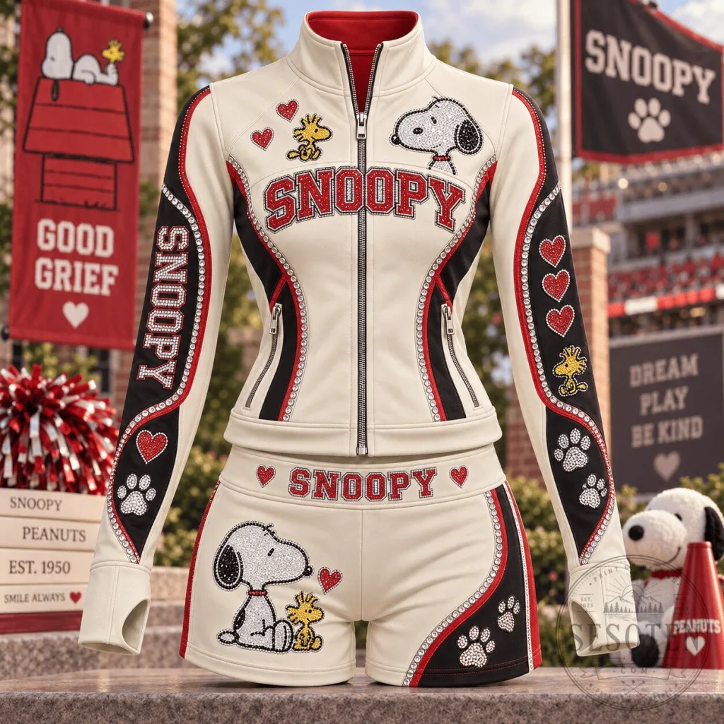Snoopy Peanuts Women's Zip-Up Jacket Snoopy Peanuts Women's Zip-Up Jacket