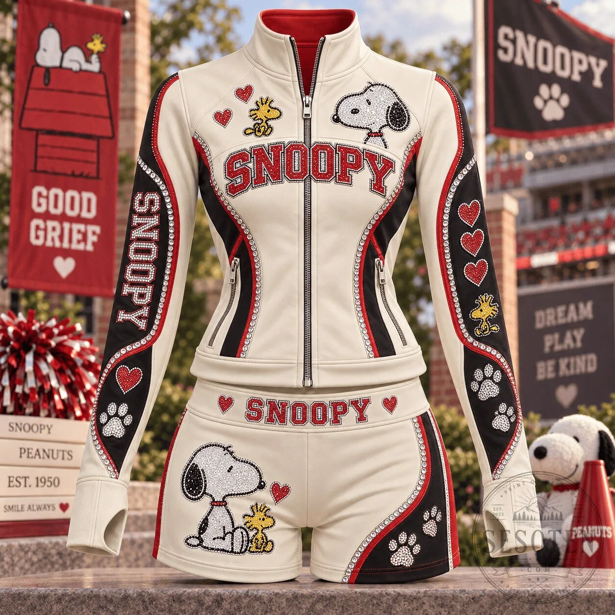 Snoopy Peanuts Women's Zip-Up Jacket