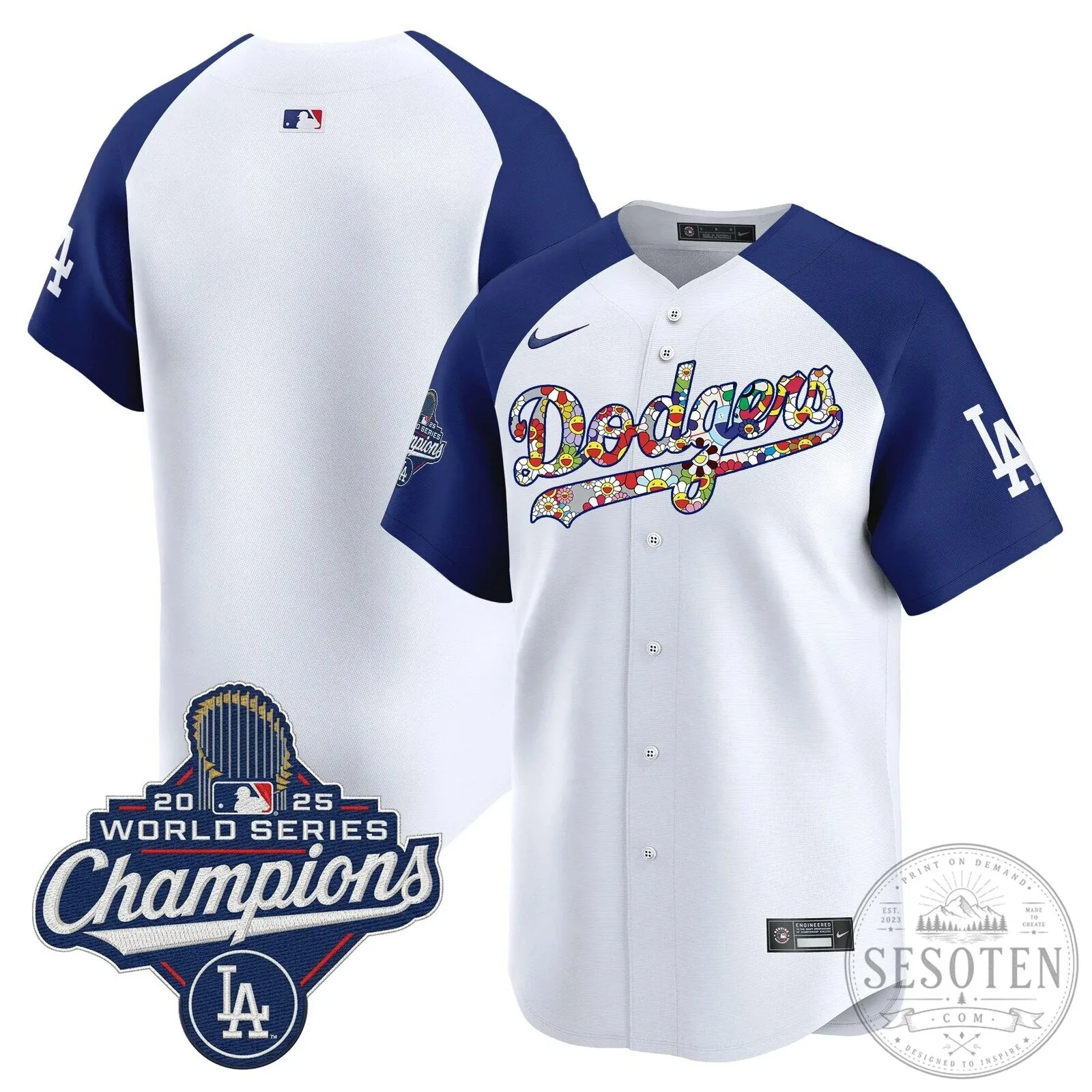 Takashi Murakami Los Angeles Dodgers Shohei Ohtani World Series Champions Jersey 81 Takashi Murakami Los Angeles Dodgers Shohei Ohtani World Series Champions Jersey