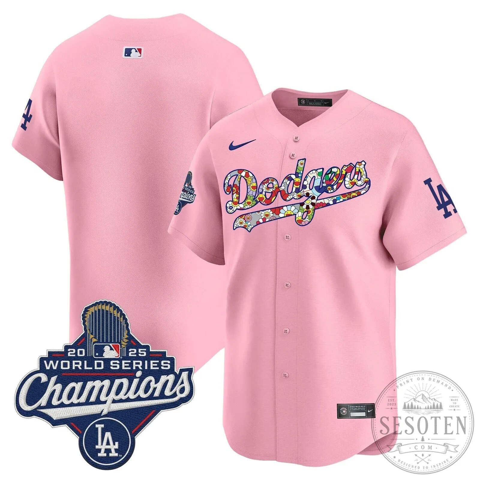 Takashi Murakami Los Angeles Dodgers Shohei Ohtani World Series Champions Jersey 94 Takashi Murakami Los Angeles Dodgers Shohei Ohtani World Series Champions Jersey