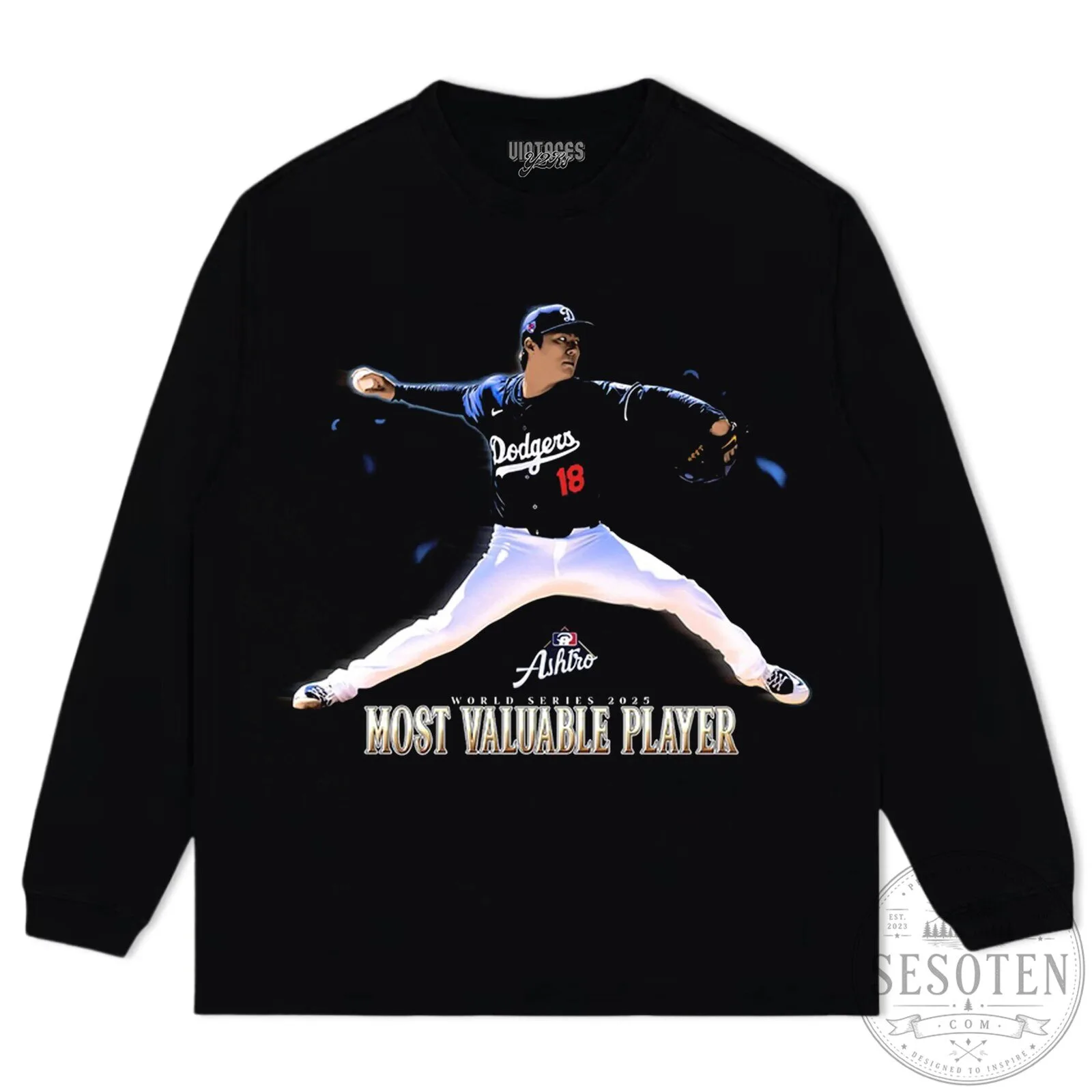 Shohei Ohtani World Series Most Valuable Player Black T-Shirt 21 Shohei Ohtani World Series Most Valuable Player Black T-Shirt