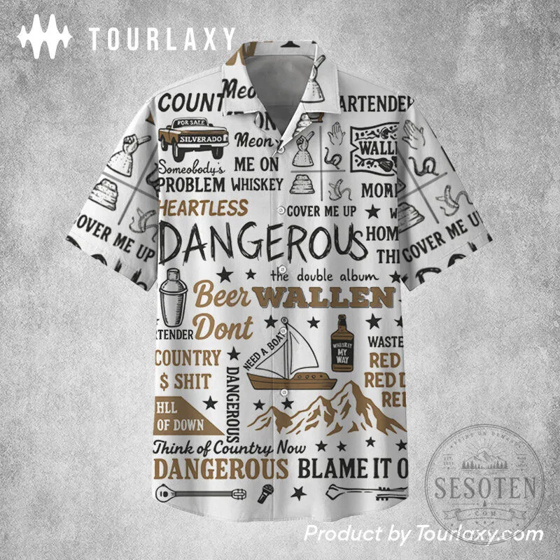 Morgan Wallen Dangerous Album Country Music Hawaiian Shirt 10 Morgan Wallen Dangerous Album Country Music Hawaiian Shirt