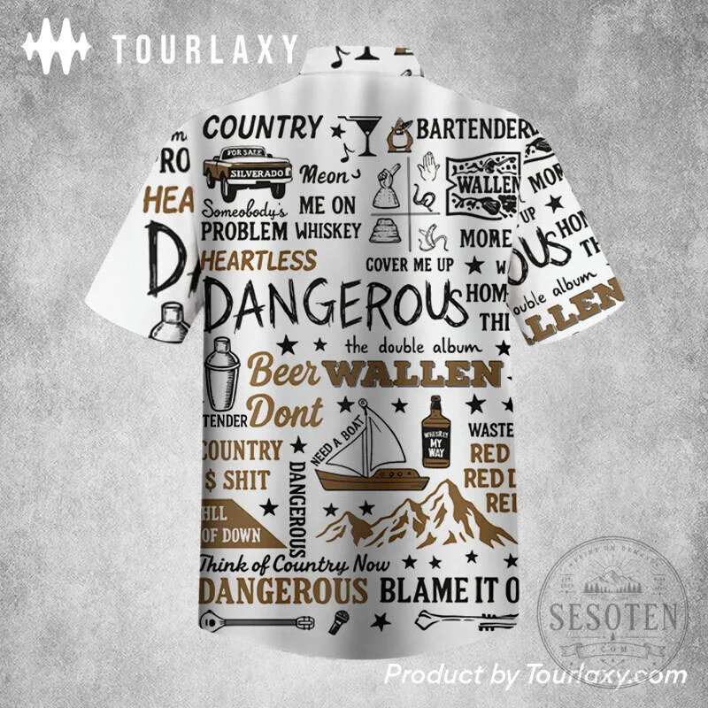 Morgan Wallen Dangerous Album Country Music Hawaiian Shirt 11 Morgan Wallen Dangerous Album Country Music Hawaiian Shirt