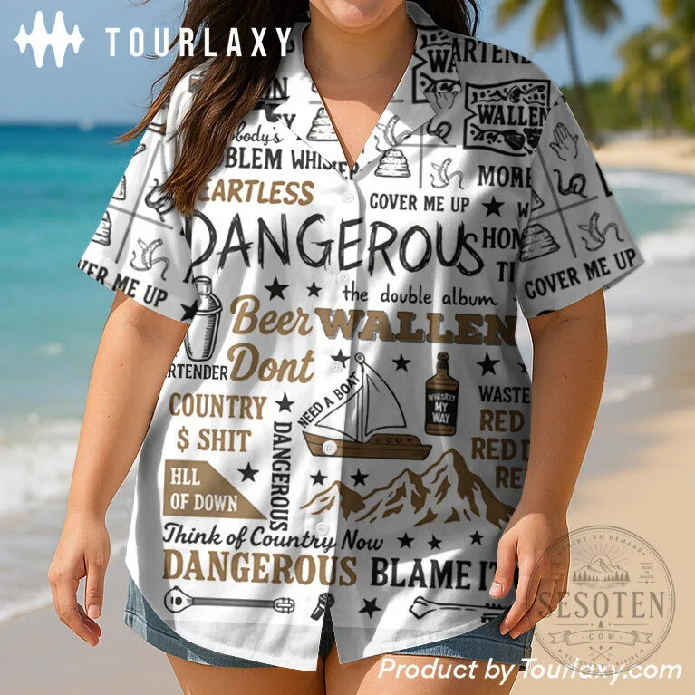 Morgan Wallen Dangerous Album Country Music Hawaiian Shirt 12 Morgan Wallen Dangerous Album Country Music Hawaiian Shirt