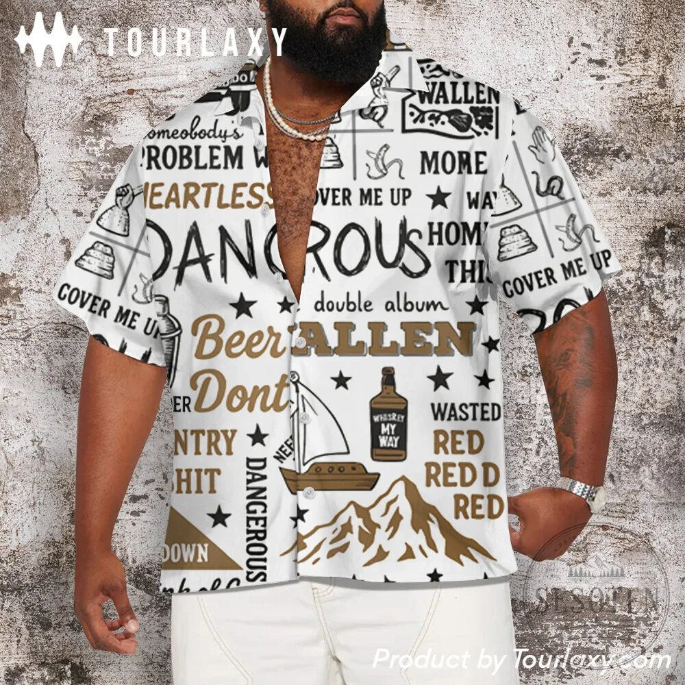 Morgan Wallen Dangerous Album Country Music Hawaiian Shirt 13 Morgan Wallen Dangerous Album Country Music Hawaiian Shirt