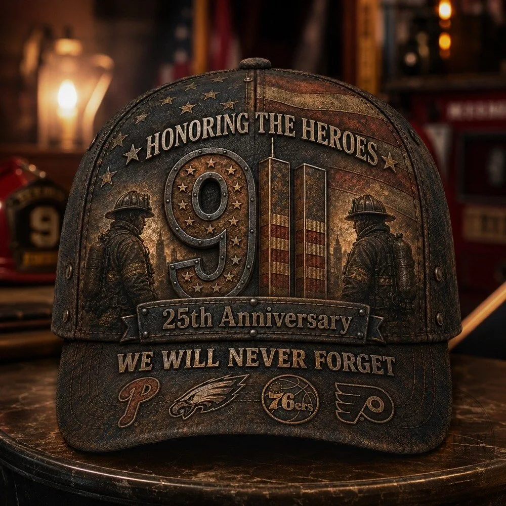 25th Anniversary Cap Hat for 9/11 Firefighters - We Will Never Forget Heroes 15 25th Anniversary Cap Hat for 9/11 Firefighters - We Will Never Forget Heroes