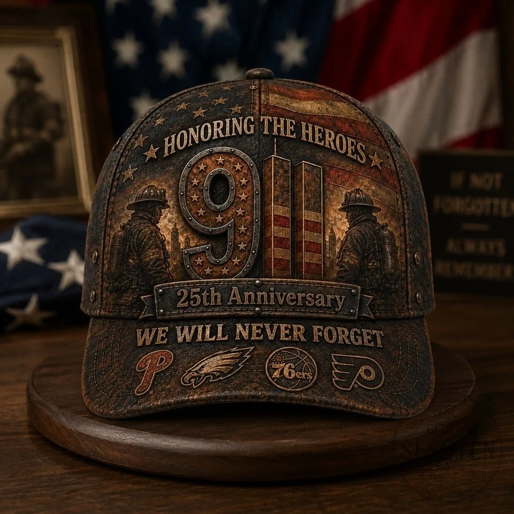 25th Anniversary Cap Hat for 9/11 Firefighters - We Will Never Forget Heroes 16 25th Anniversary Cap Hat for 9/11 Firefighters - We Will Never Forget Heroes