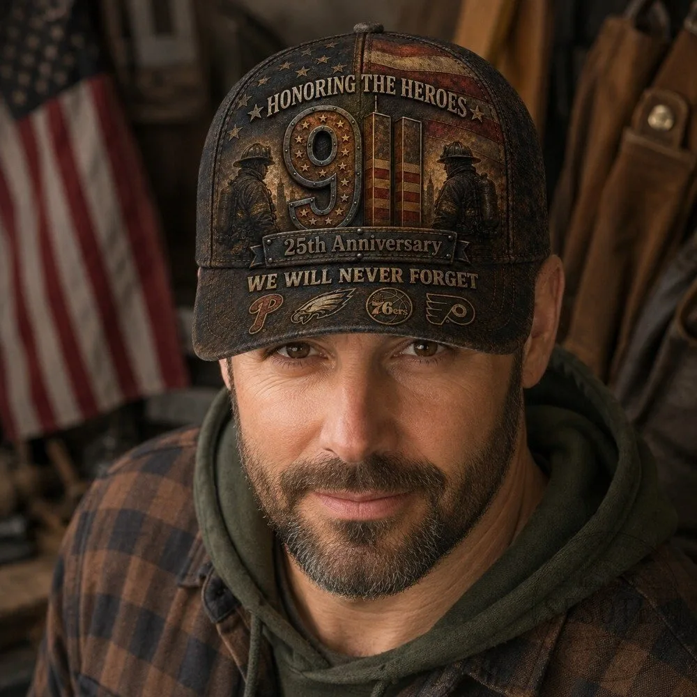 25th Anniversary Cap Hat for 9/11 Firefighters - We Will Never Forget Heroes 20 25th Anniversary Cap Hat for 9/11 Firefighters - We Will Never Forget Heroes