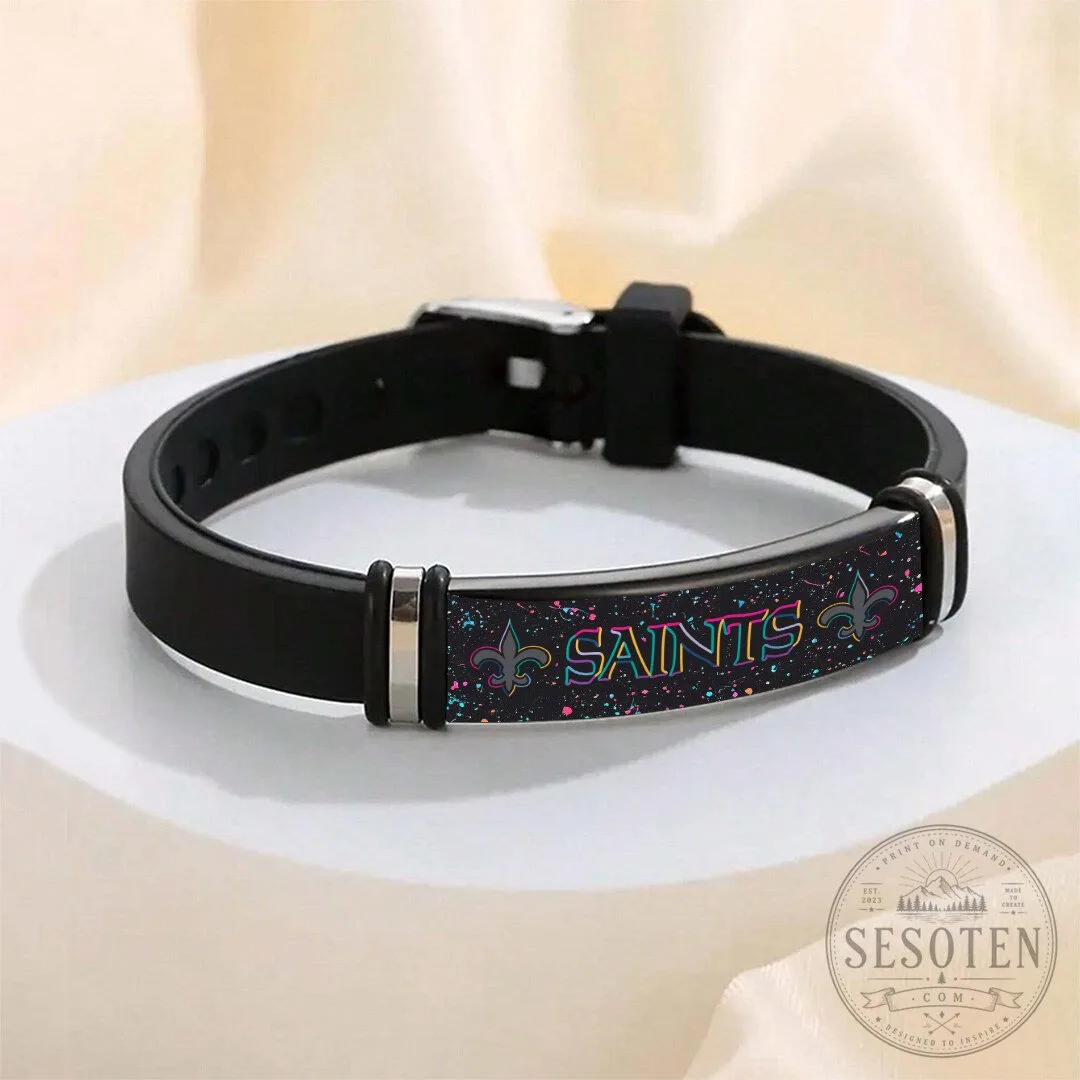 New Orleans Saints Crucial Catch 2025 Photo Bracelet