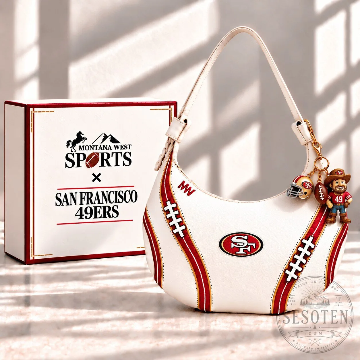 San Francisco 49ers Football Team Logo Women's Shoulder Bag Purse