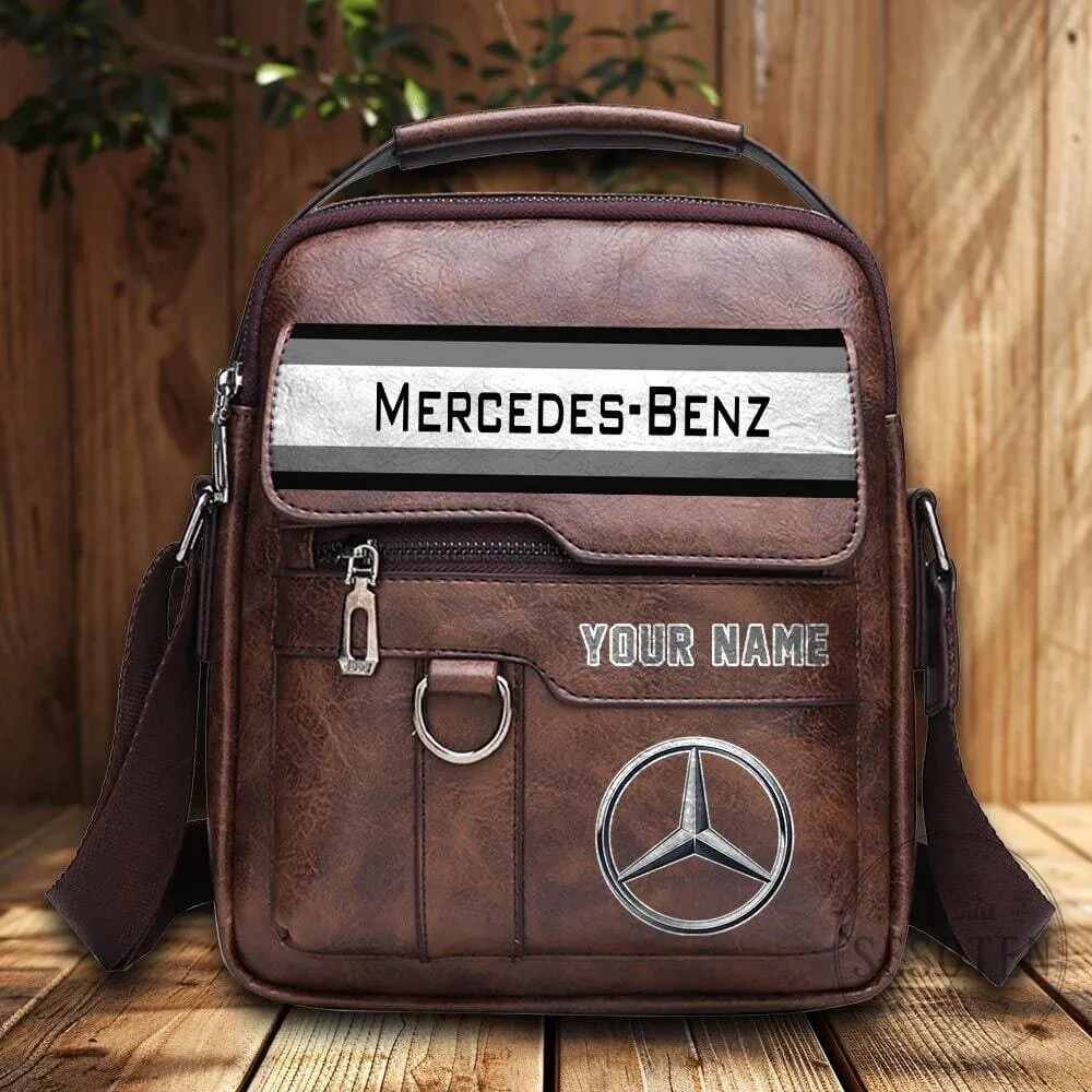 Mercedes-Benz Custom Name Leather Crossbody Bag, Cell Phone Purse, Zipper Shoulder Bag 33 Mercedes-Benz Custom Name Leather Crossbody Bag, Cell Phone Purse, Zipper Shoulder Bag