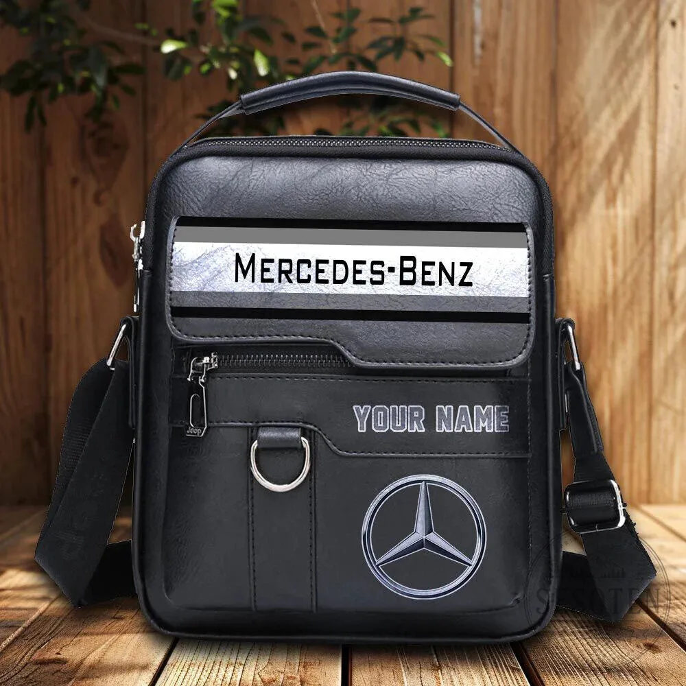 Mercedes-Benz Custom Name Leather Crossbody Bag, Cell Phone Purse, Zipper Shoulder Bag 10 Mercedes-Benz Custom Name Leather Crossbody Bag, Cell Phone Purse, Zipper Shoulder Bag