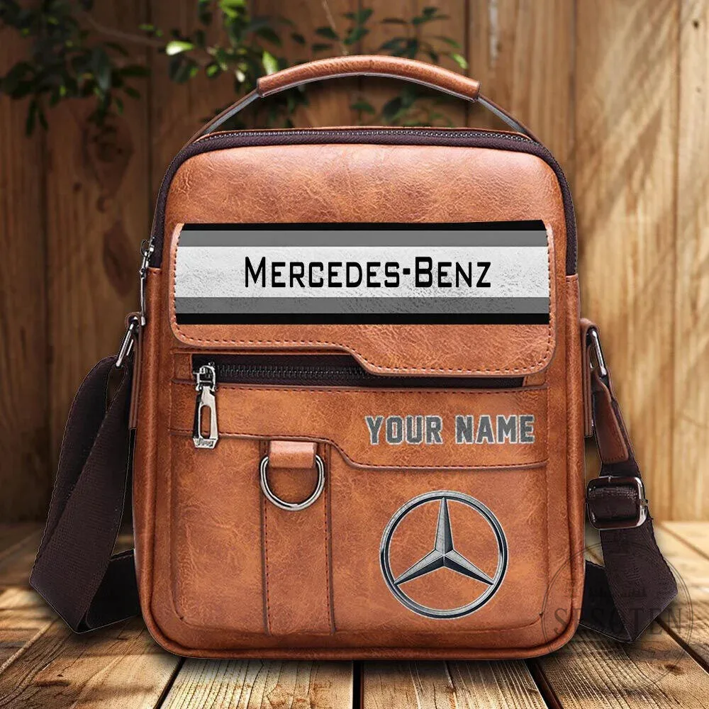 Mercedes-Benz Custom Name Leather Crossbody Bag, Cell Phone Purse, Zipper Shoulder Bag 11 Mercedes-Benz Custom Name Leather Crossbody Bag, Cell Phone Purse, Zipper Shoulder Bag