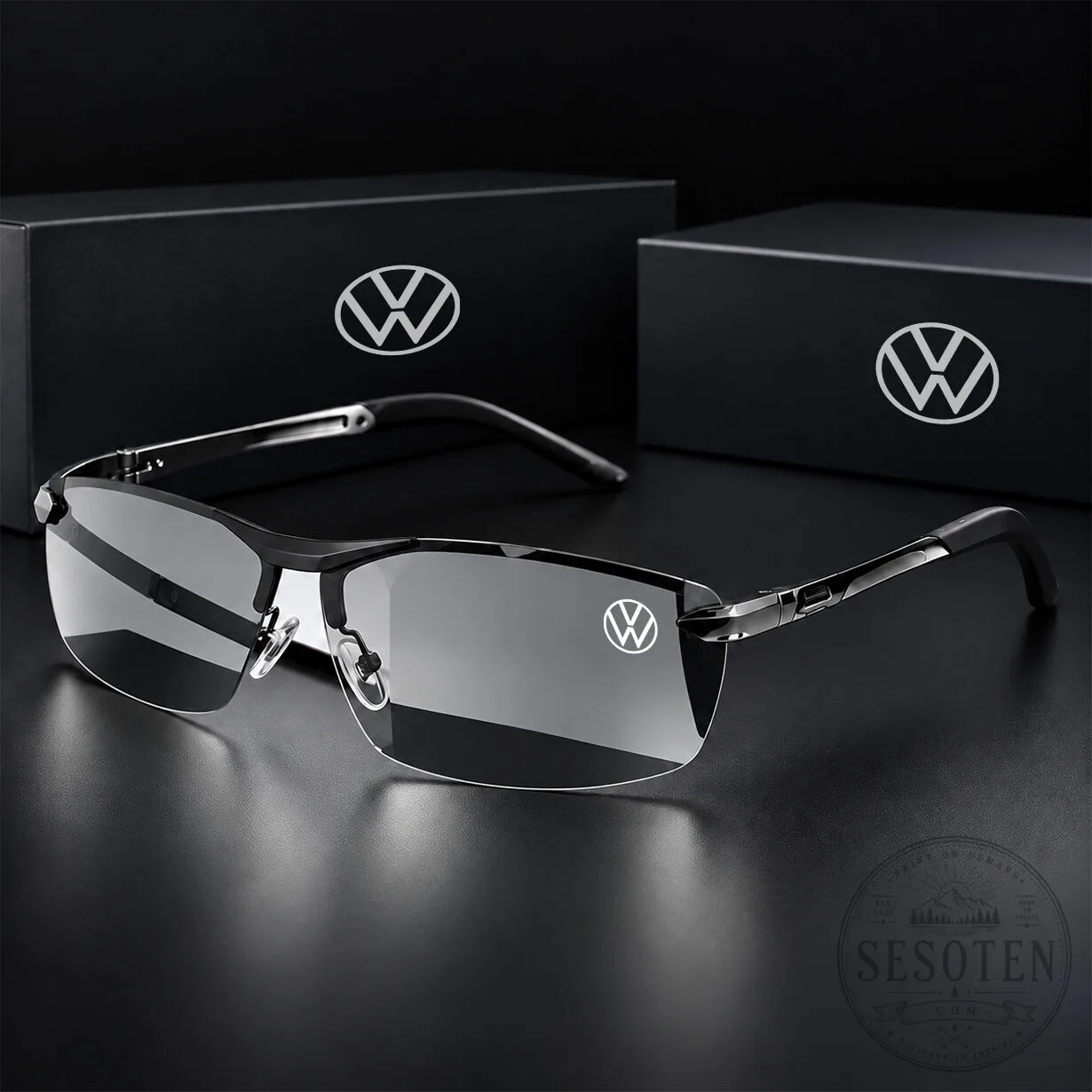 Volkswagen Logo Sport Design Polarized Men's Sunglasses 8 Volkswagen Logo Sport Design Polarized Men