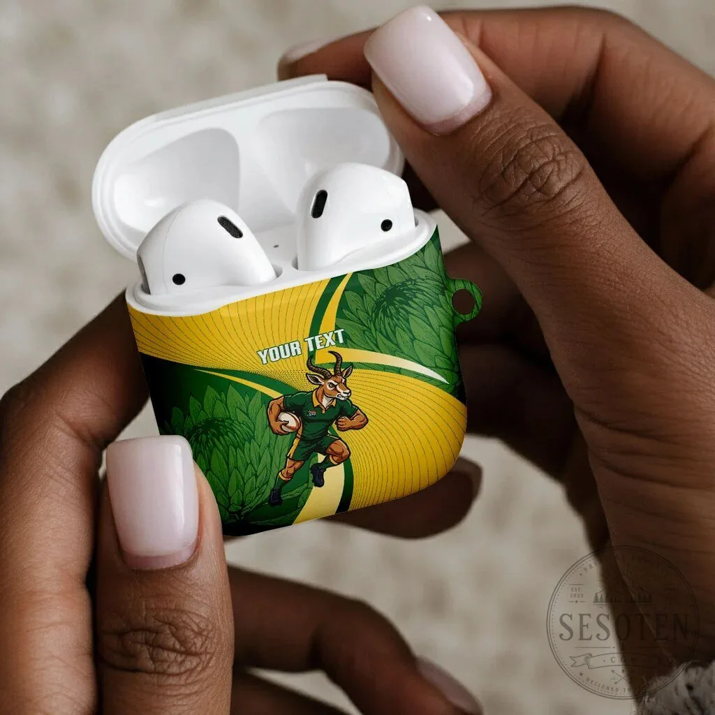 South Africa Rugby Springboks Mascot Custom AirPods Case 12 South Africa Rugby Springboks Mascot Custom AirPods Case