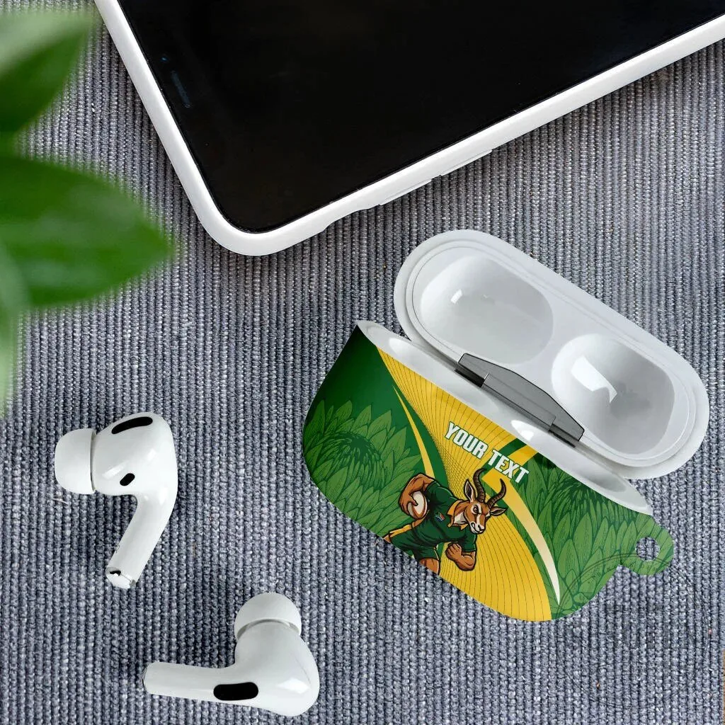 South Africa Rugby Springboks Mascot Custom AirPods Case 13 South Africa Rugby Springboks Mascot Custom AirPods Case