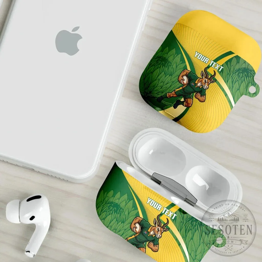 South Africa Rugby Springboks Mascot Custom AirPods Case 14 South Africa Rugby Springboks Mascot Custom AirPods Case