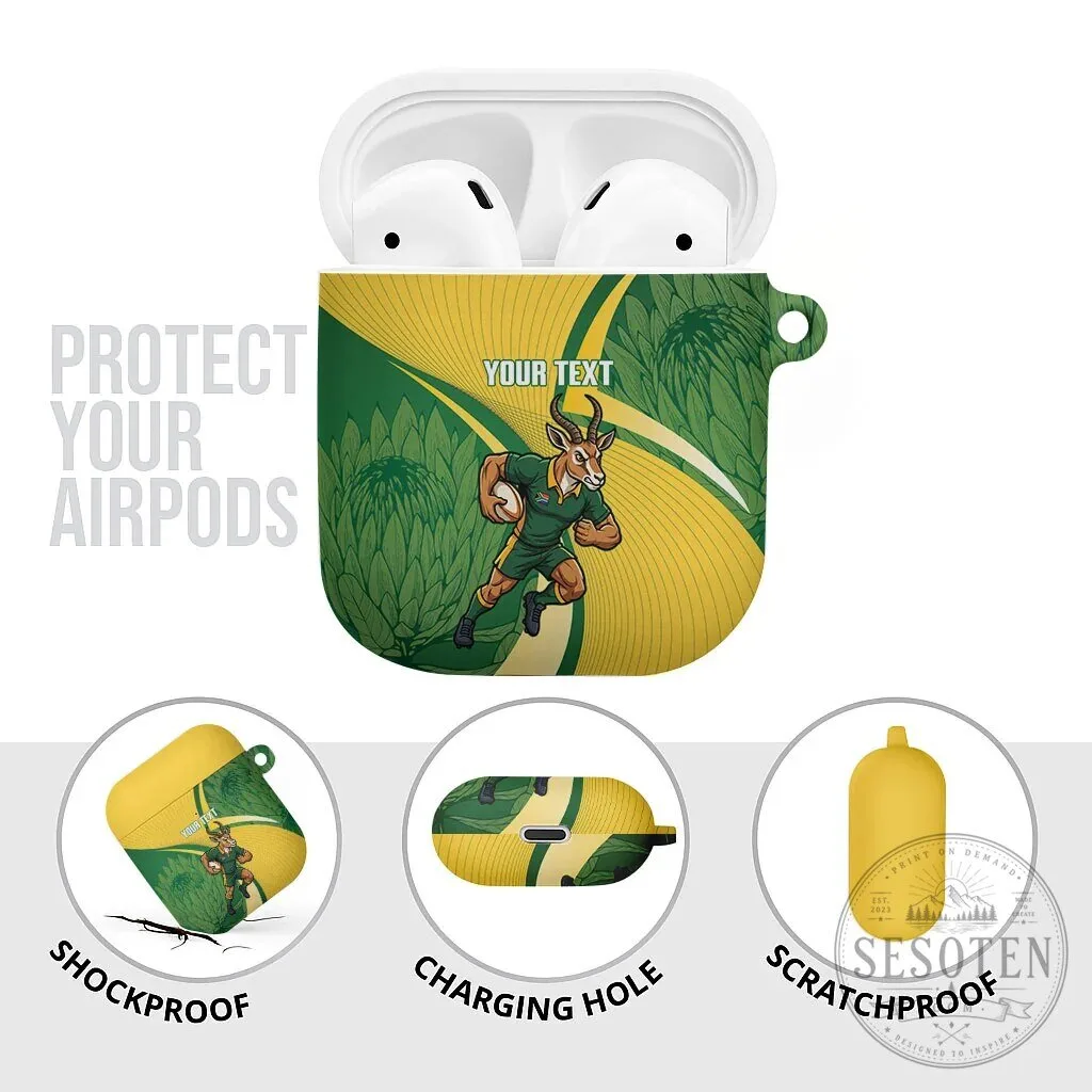 South Africa Rugby Springboks Mascot Custom AirPods Case 15 South Africa Rugby Springboks Mascot Custom AirPods Case