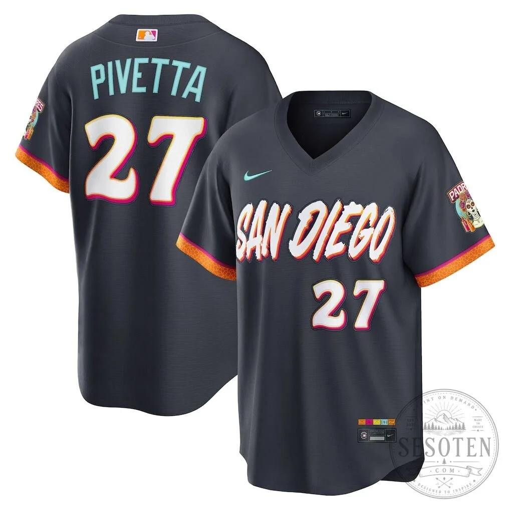 San Diego Padres Nick Pivetta City Connect Baseball Jersey