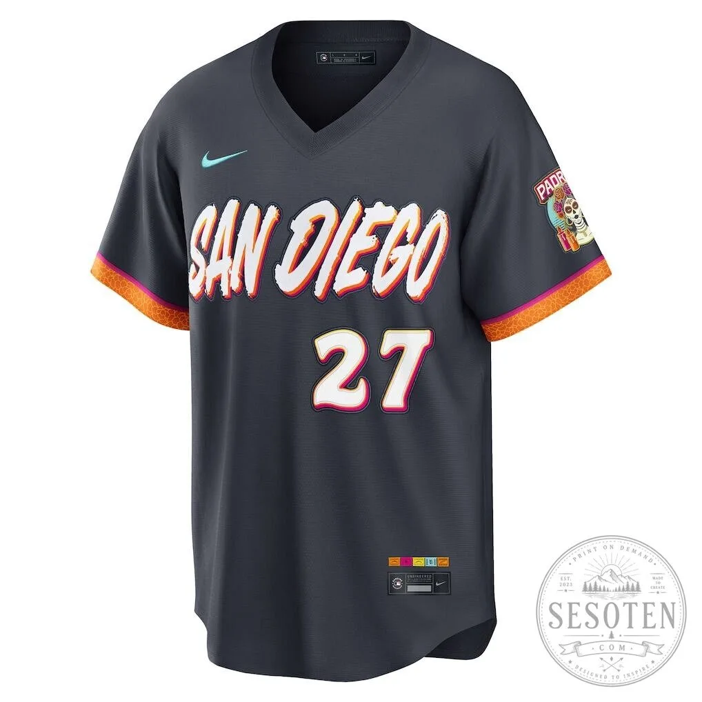 San Diego Padres Nick Pivetta City Connect Baseball Jersey 8 San Diego Padres Nick Pivetta City Connect Baseball Jersey